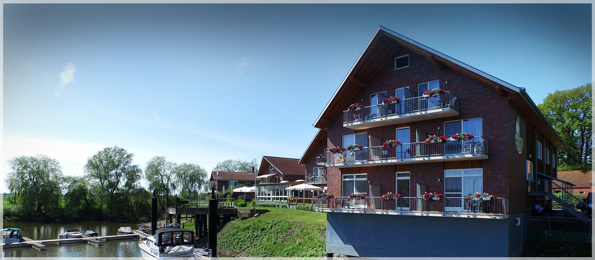 Hotel Restaurant Bootshaus Achim Exterior foto